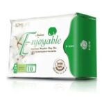 Toallas Sanitarias HGW Diarias Algodón, turmalina Anchas 10u Absorción Intensa